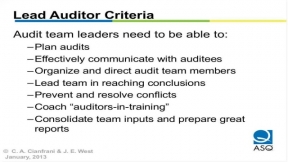 Auditing Process-Based Quality Management Systems (Part 1 of 2)